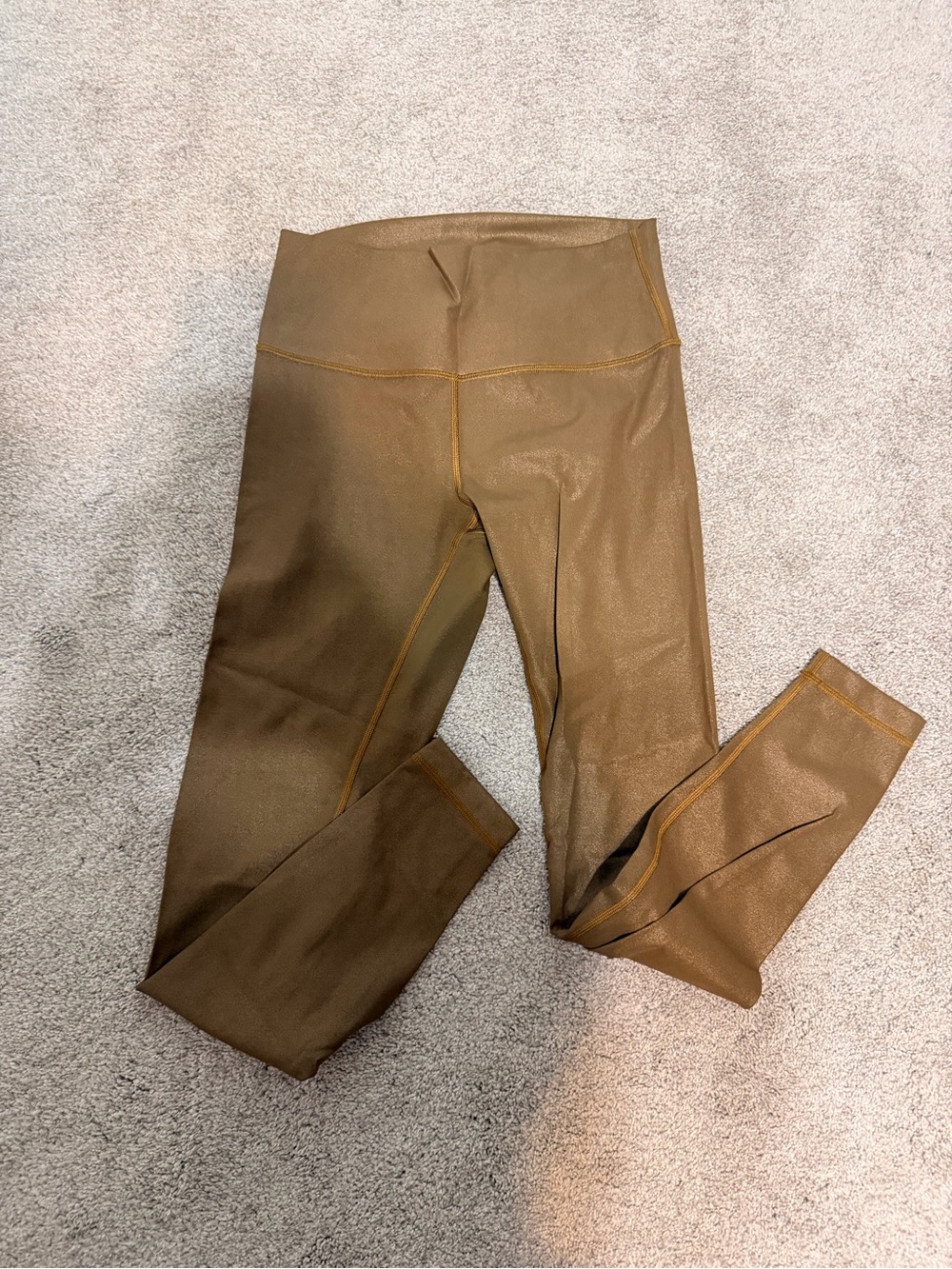 Lululemon Wunder Under High-Rise Tight 28” Matte Copper Foil Size 8 - Picture 2 of 3